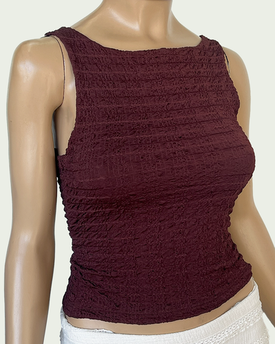 Musculosa Bubble Cuello Bote