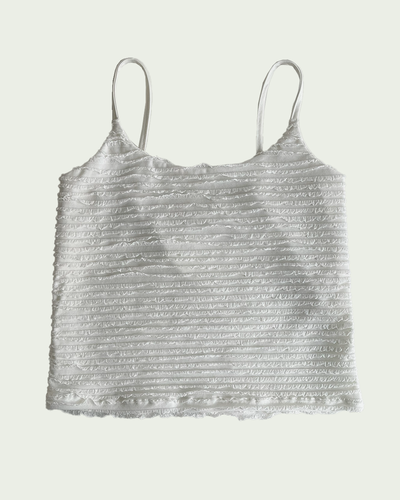 Musculosa Mini Ruffle Breteles
