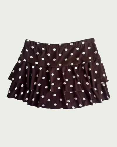 Falda Volados Modal Soft Lunares