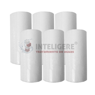 Filtros de sedimentos 4,5" x 10" - Jumbo | Pack x 6 unidades