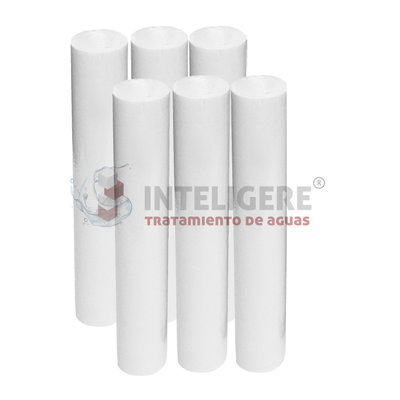 Filtros de sedimentos 2,5" x 20" | Pack x 6 unidades