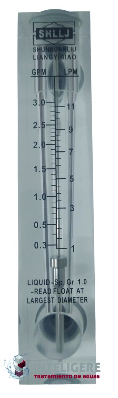 Caudalímetro panel 3 GPM-11 l/min
