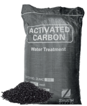 Carbón activado granulado, cáscara de nuez, 25 kg