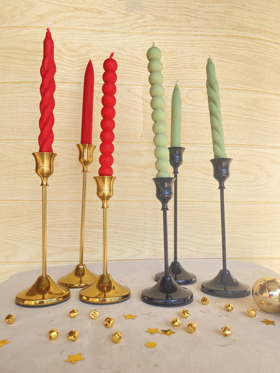 Candelabro Dorado