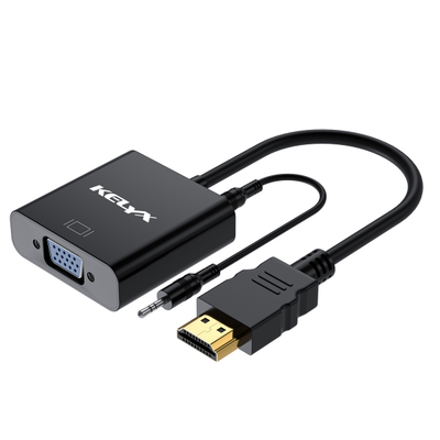 Adaptador Kelyx HDMI a VGA 1080p c/audio (2078)