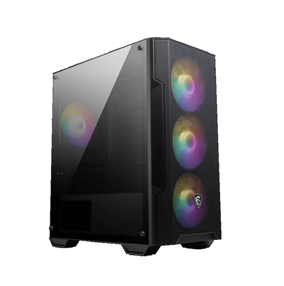 Gabinete MSI MAG FORGE M100A Acrilico Mid-Tower Fan RGB x4 (2237)