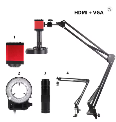 Microscopio Digital HDMI y VGA alto alcance 1080p 60fps
