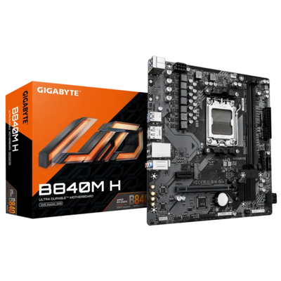 Motherboard Gigabyte B840M H DDR5 AM5 Ryzen 7000/8000/9000