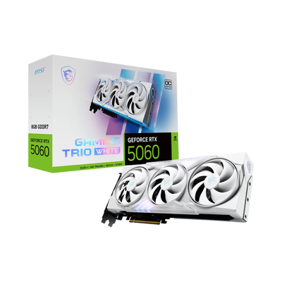Placa de Video MSI GeForce RTX 5060 8GB GAMING TRIO OC WHITE