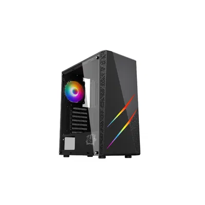 GABINETE RAPTOR BLAZE FORCE TG MID-TOWER RGB FAN X1