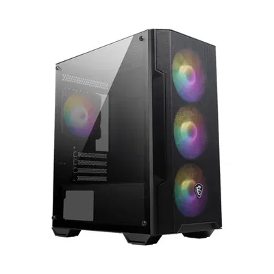 GABINETE MSI MAG FORGE M100A ACRÍLICO MID-TOWER FAN RGB X4