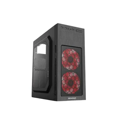 GABINETE MAGNUM TECH 435R-FANLED ROJO