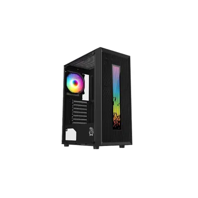 GABINETE RAPTOR VORTEX TG MID-TOWER RGB BACK FAN X1