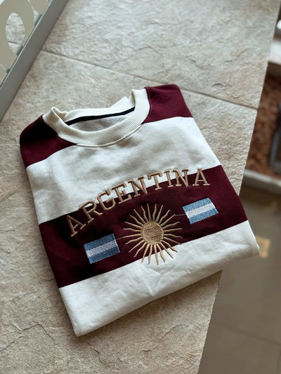 Buzo Arg bordo 