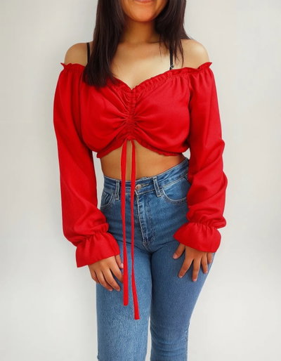 Top Blusa Paisana De Fibrana