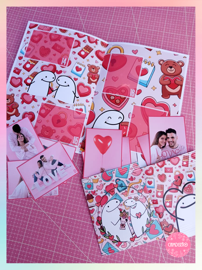 ÁLBUM SAN VALENTÍN CON Y SIN FLORK