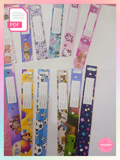 12 DISEÑOS HOJA N°3 CUADRICULADA PDF