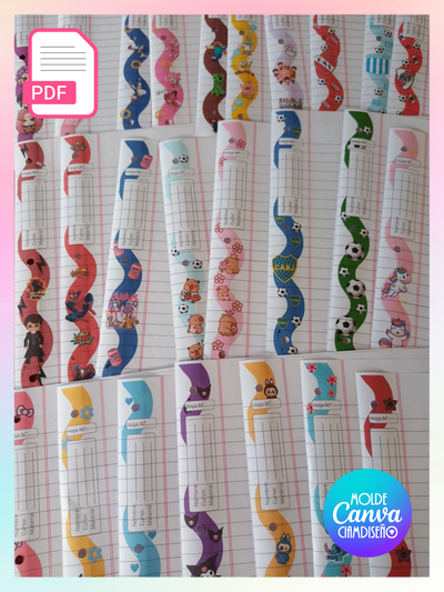 25 DISEÑOS MÁRGENES HOJAS N°3 EN CANVA Y PDF