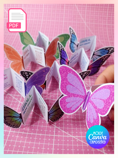 TARJETA PLEGABLE EN CANVA Y PDF