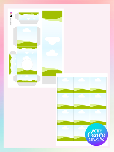 MOLDE CANVA PORTA HUEVO PARA PINTAR