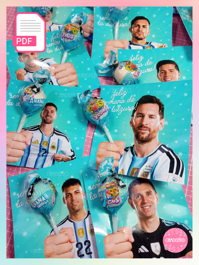 12 PORTACHUPETINES PDF LA SELECCION ARGENTINA 
