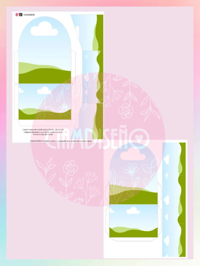 MOLDE CANVA BANDEJA ESCENARIO