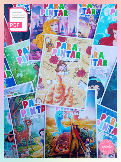 15 LIBROS PRINCESAS PARA PINTAR - PDF
