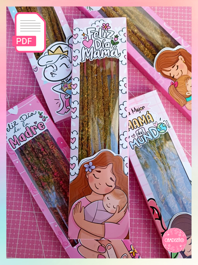 5 DISEÑOS CAJA SAHUMERIOS DÍA DE LA MADRE