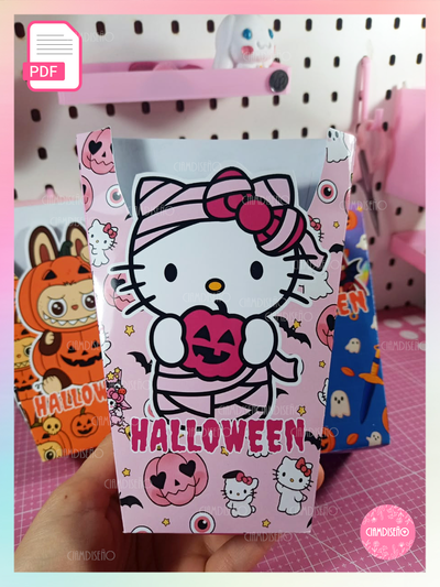10 DISEÑOS CAJA BOUQUET HALLOWEEN 
