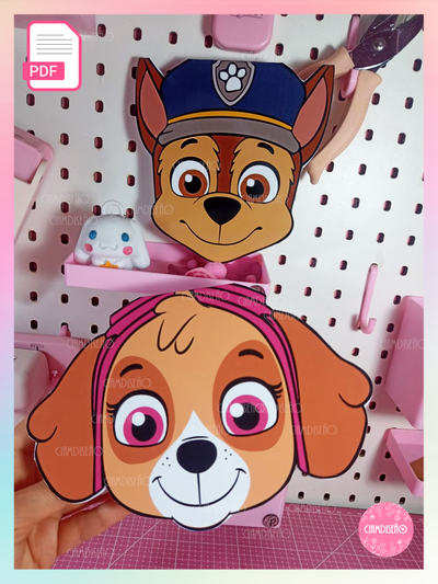 7 LIBRITOS FORMAS PAW PATROL 