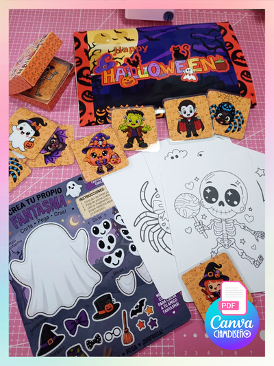KIT HALLOWEEN MEMOTEST + TARJETONES 