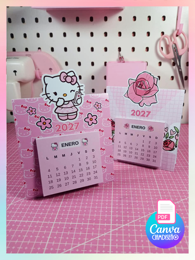6 DISEÑOS CALENDARIO CARPA 2027