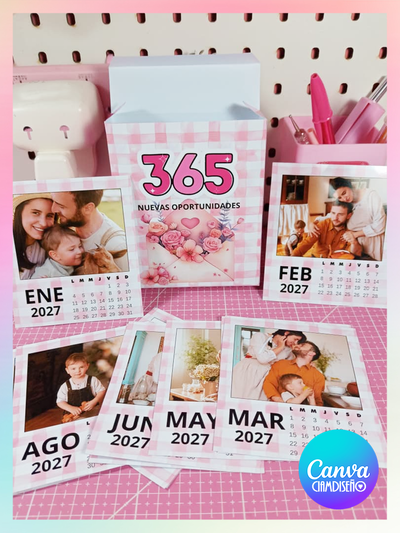 CALENDARIO POLAROID 2027+ CAJITA