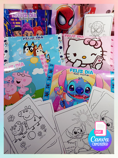 6 DISEÑOS SORPRESITAS DIA DEL NIÑO