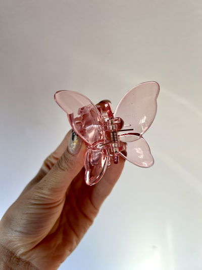 Broche Mariposa transparente