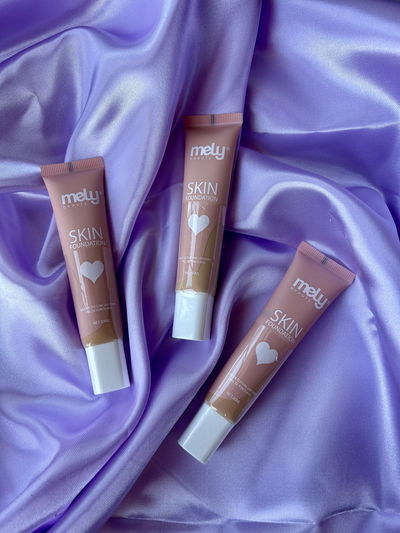 Base Skin Fundation Mely - líquida fluida