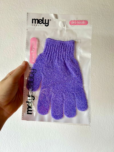 guante exfoliante Mely