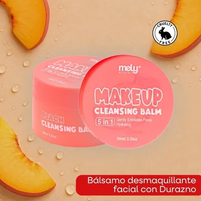 Bálsamo Desmaquillante 5 en 1 Mely Durazno