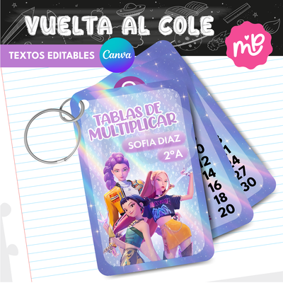 TABLAS DE MULTIPLICAR - HUNTRIX