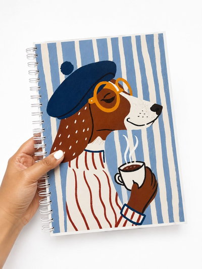 CUADERNO A4 SEMIRÍGIDO - SALCHICOFFEE