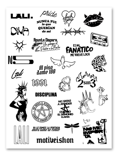 TATUAJES TEMPORALES - LALI