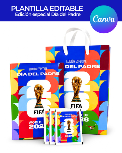 ÁLBUM MUNDIAL DÍA DEL PADRE + PACKAGING