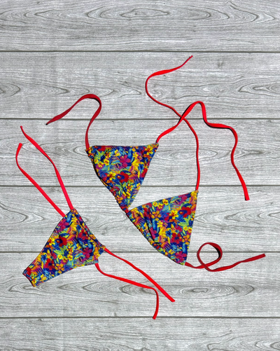 Bikini floreada