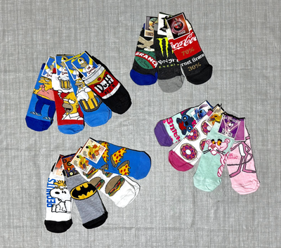 Medias personajes x2 pares.