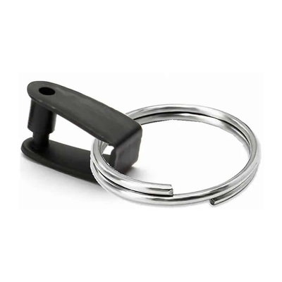 SOPORTE PLASTICO LLAVERO + ARO SIN FIN 20MM