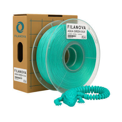 FILANOVA PLA SILK AQUA GREEN HIGH SPEED x 1Kg
