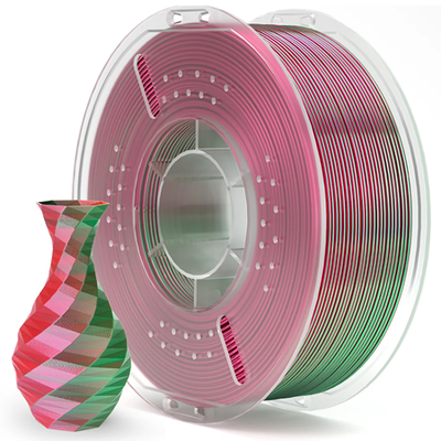 ELEGOO SILK PLA -1.75mm-1KG- VERDE ROJO