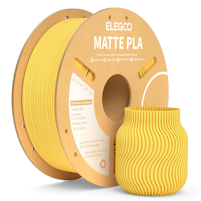 ELEGOO PLA MATTE-1.75mm-1KG-AMARILLO SOLAR