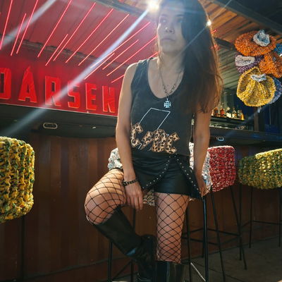 Musculosa Nevada AC DC Print