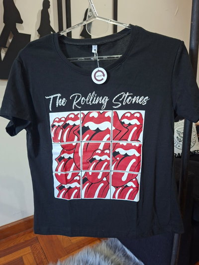 Remera Clásica Rolling Stone Cuadros